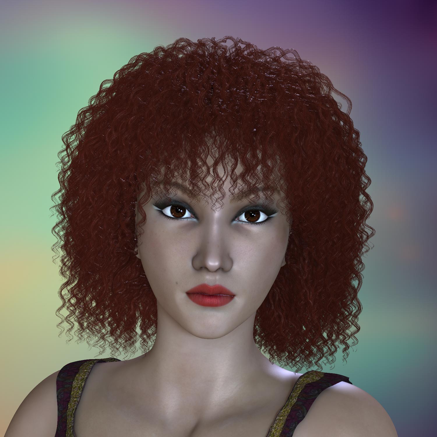 Prae-Ozias Hair For Lafemme 2 Poser by N/A