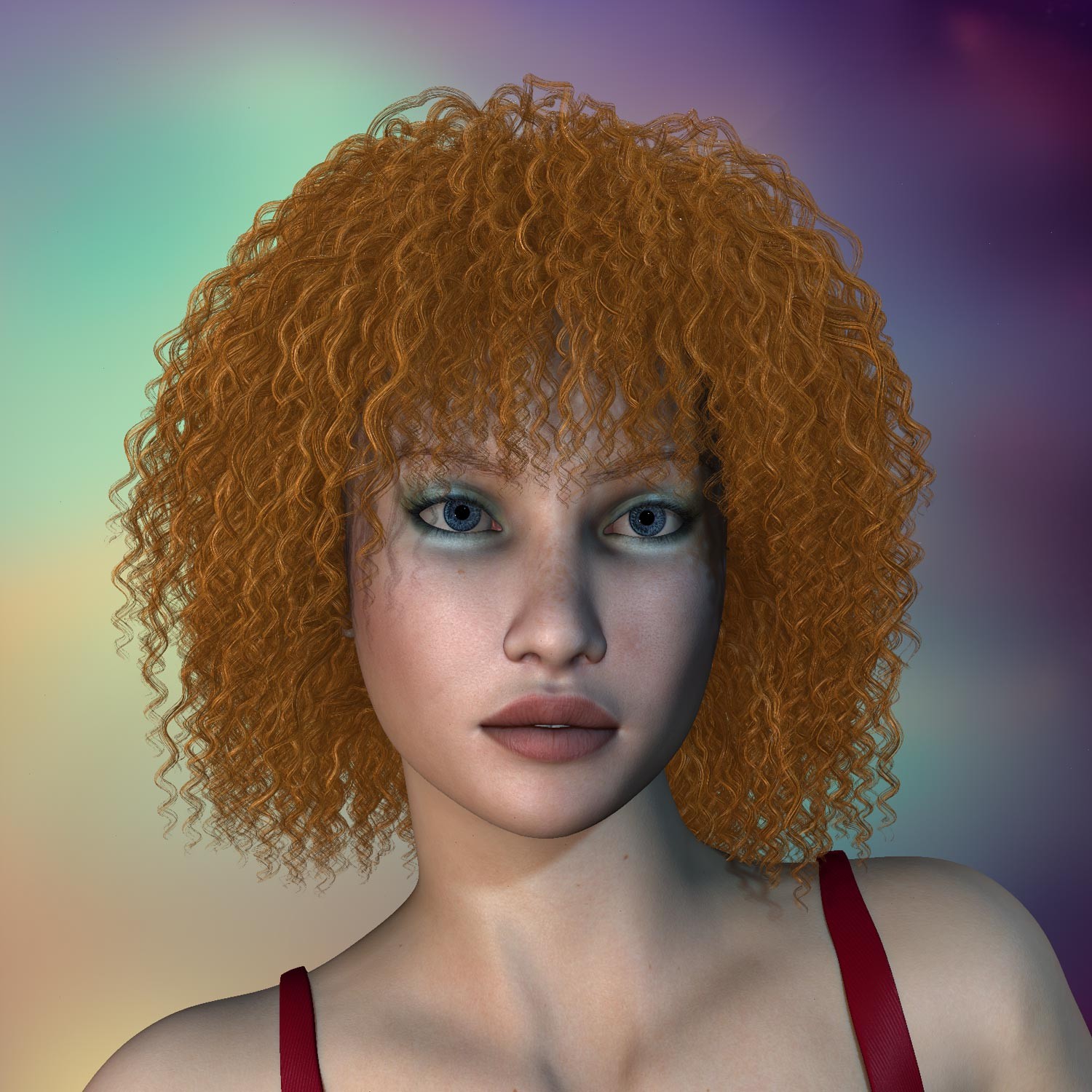 Prae-Ozias Hair For Lafemme 2 Poser by N/A