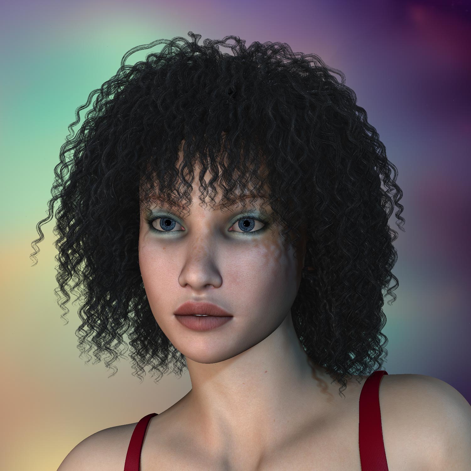 Prae-Ozias Hair For Lafemme 2 Poser by N/A