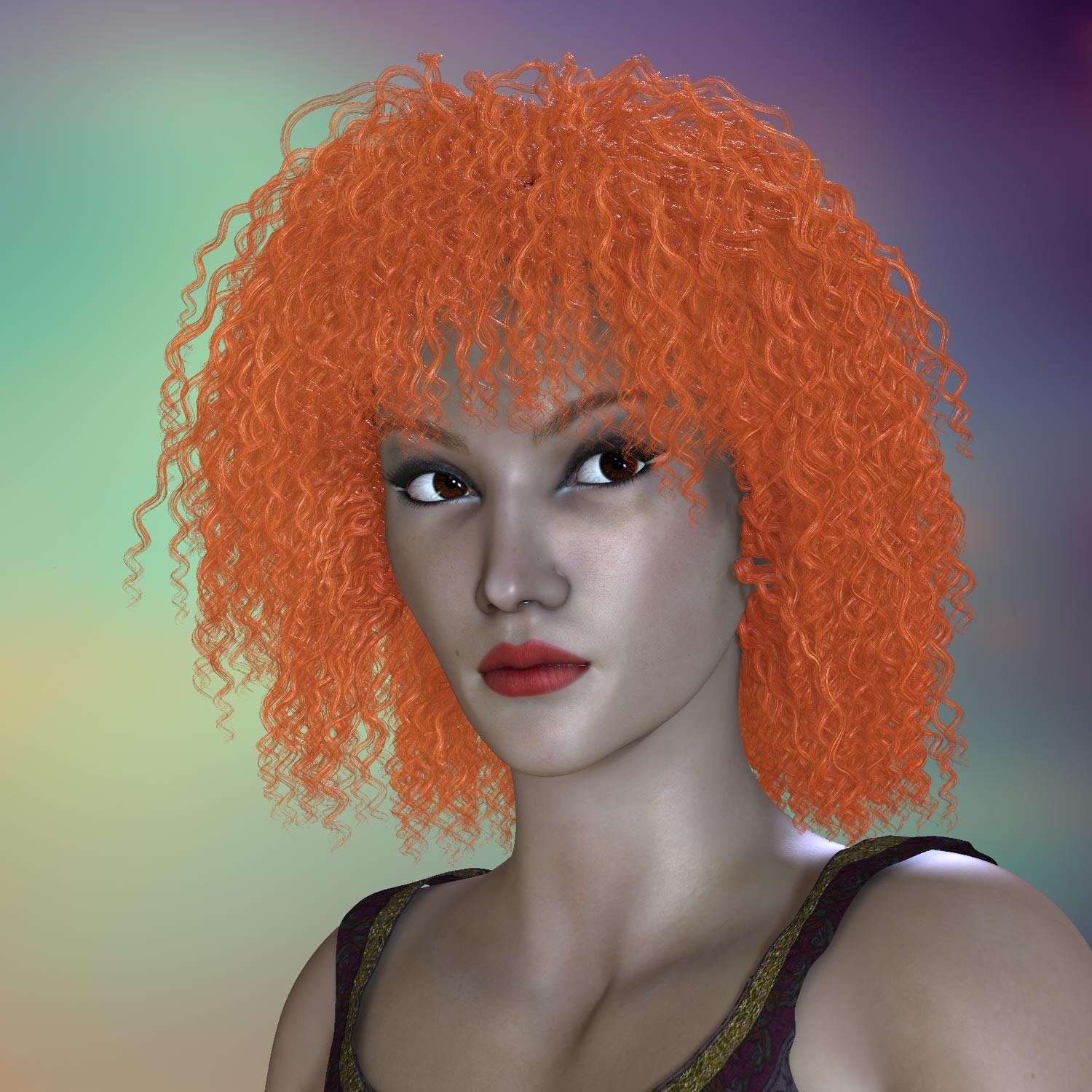 Prae-Ozias Hair For Lafemme 2 Poser by N/A