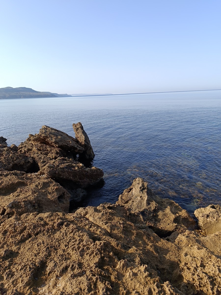 Walking on the rocks by N/A