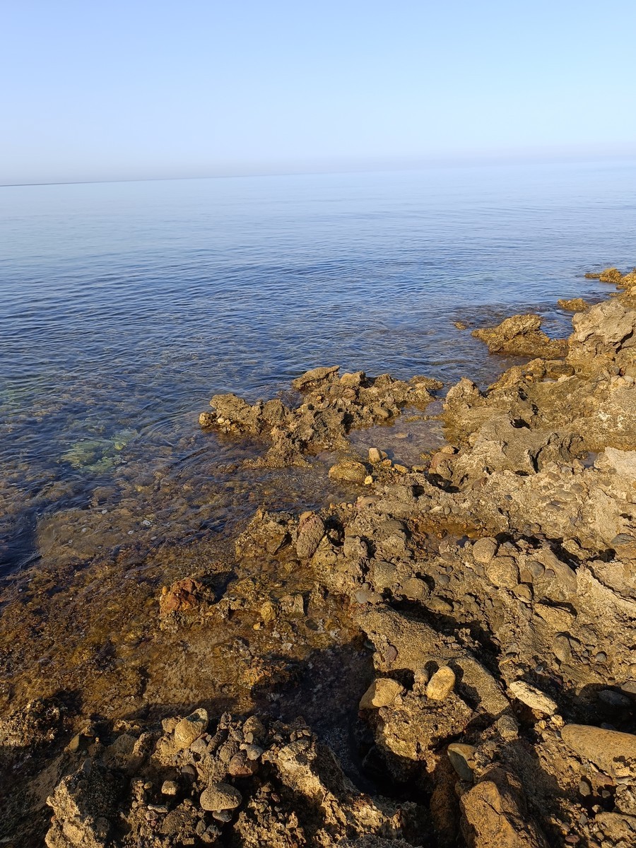 Walking on the rocks by N/A