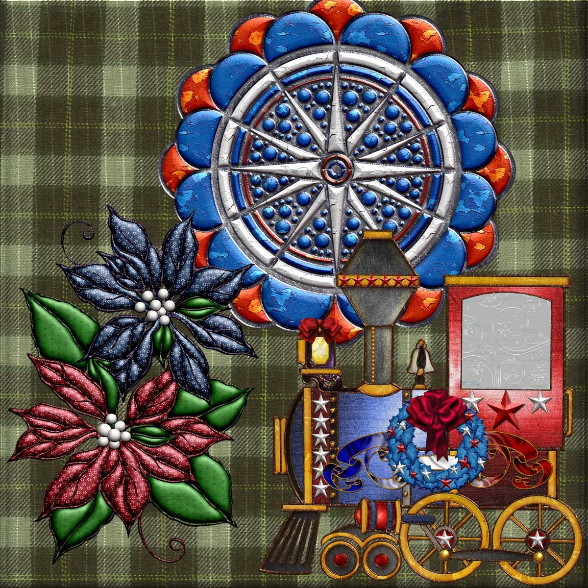Harvest Moons Christmas Americana by N/A