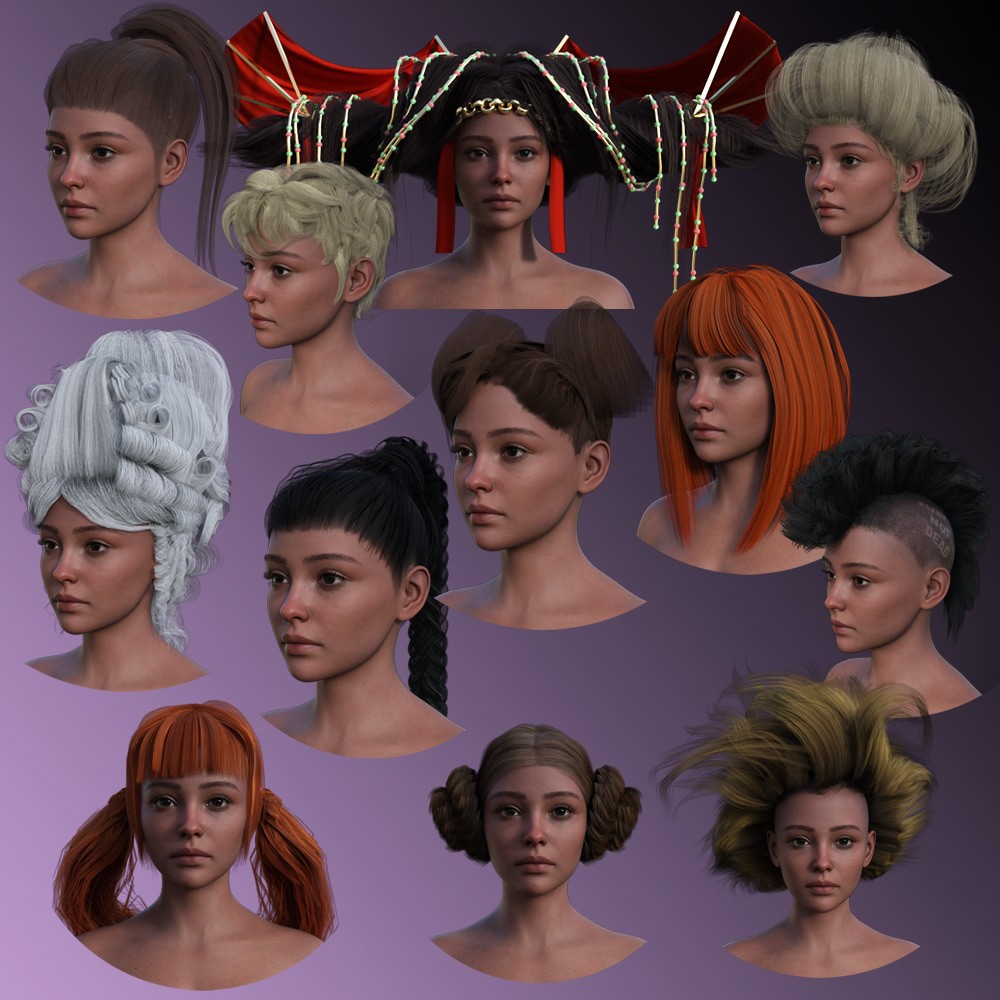 Hair Collection for G9 by N/A