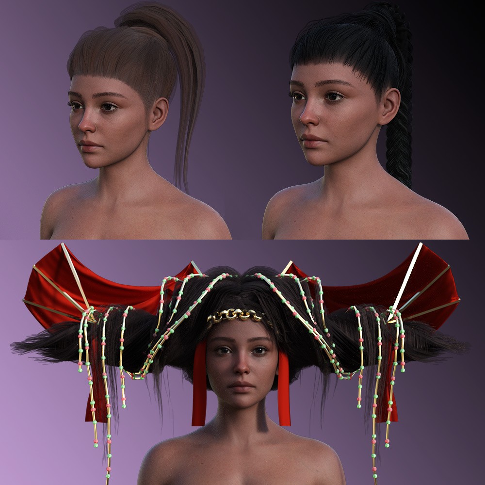Hair Collection for G9 by N/A