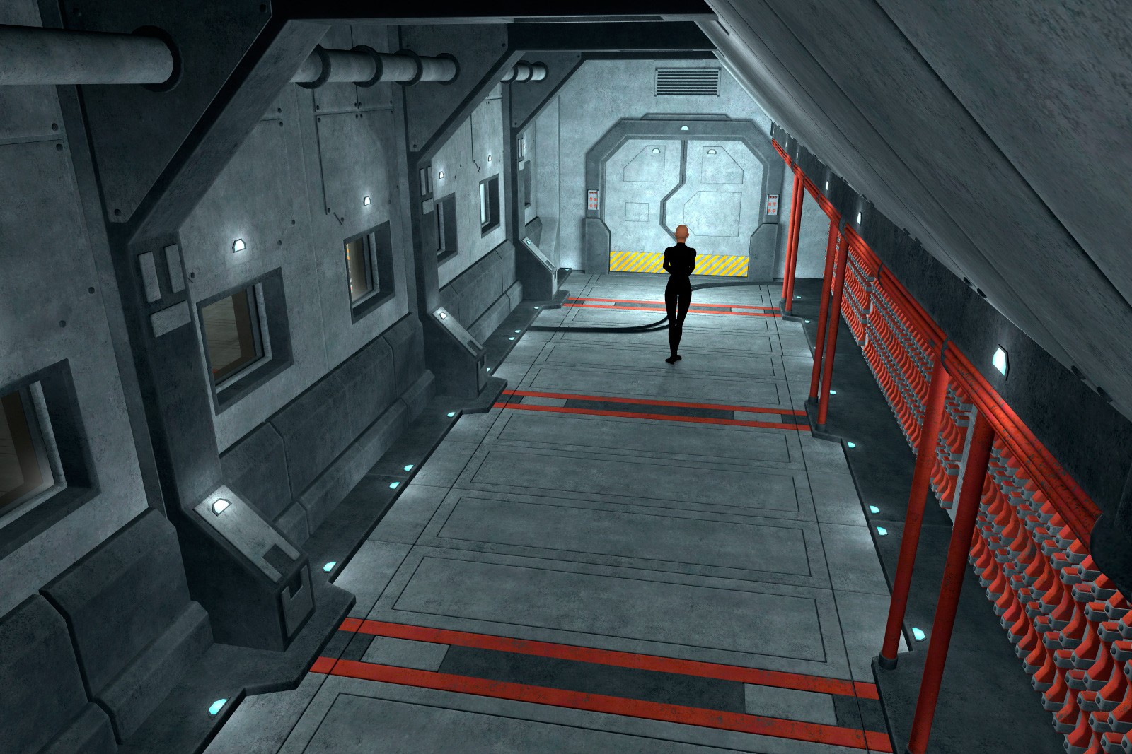 Sci Fi Corridor Set for Daz Studio by N/A