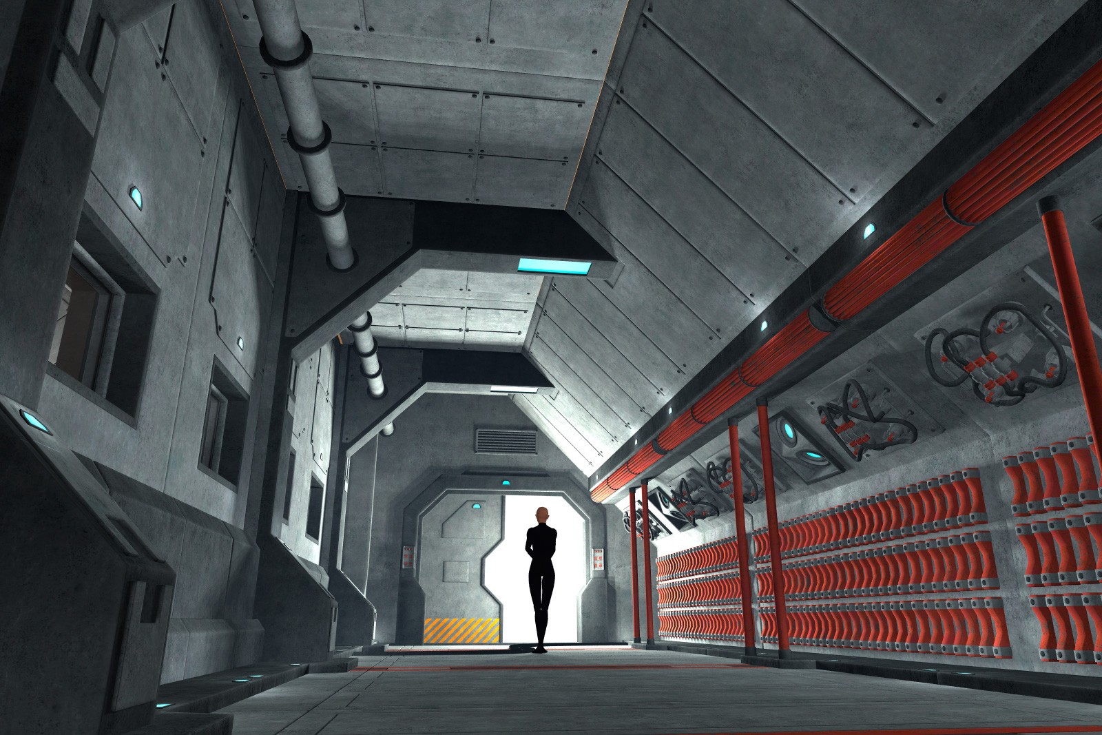 Sci Fi Corridor Set for Daz Studio by N/A