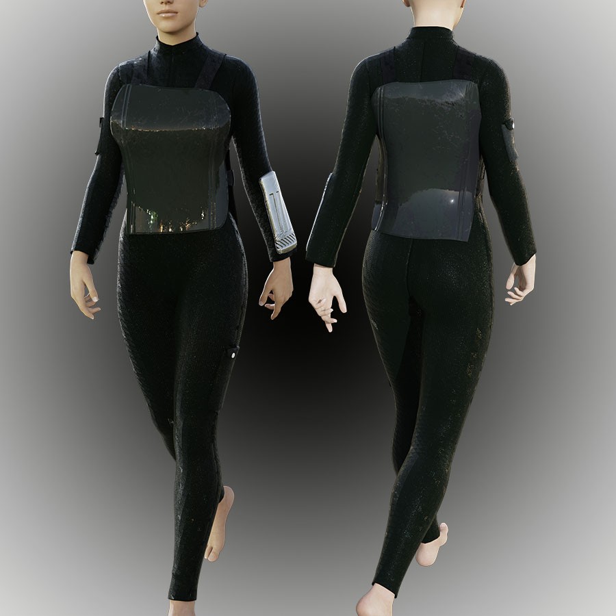 Hunters Outfit for Genesis 8 Female by N/A
