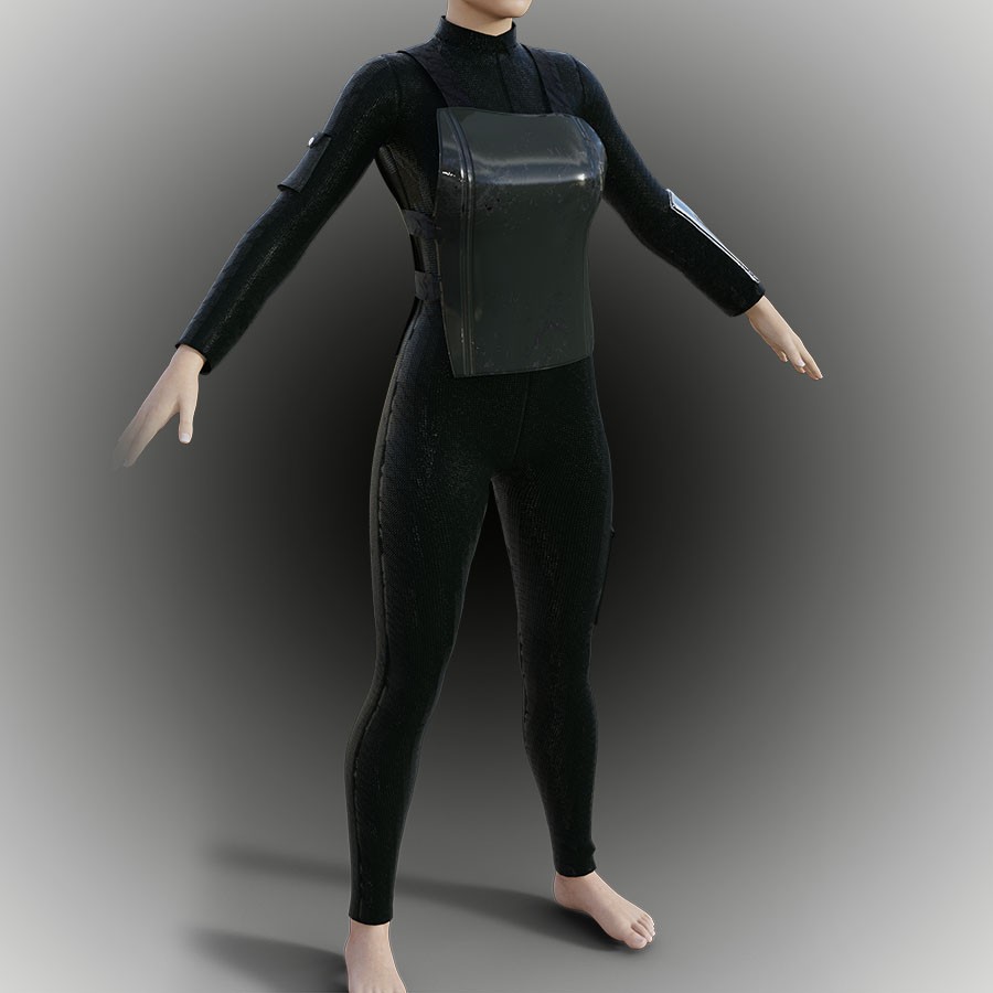 Hunters Outfit for Genesis 8 Female by N/A
