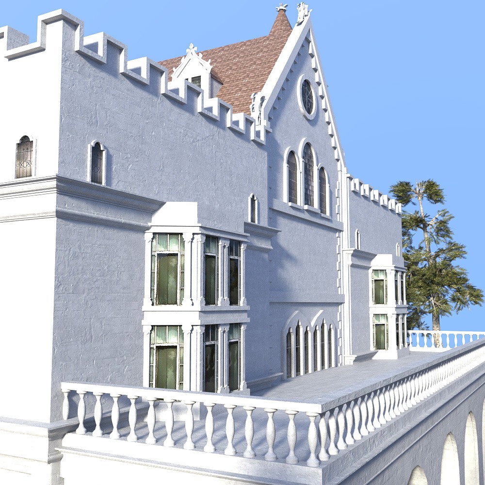 Silent Hollow Asylum for Daz Studio by N/A
