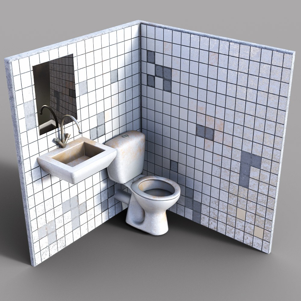 Asylum Furniture & Poses G8F-G9 For Silent Hollow Asylum by N/A