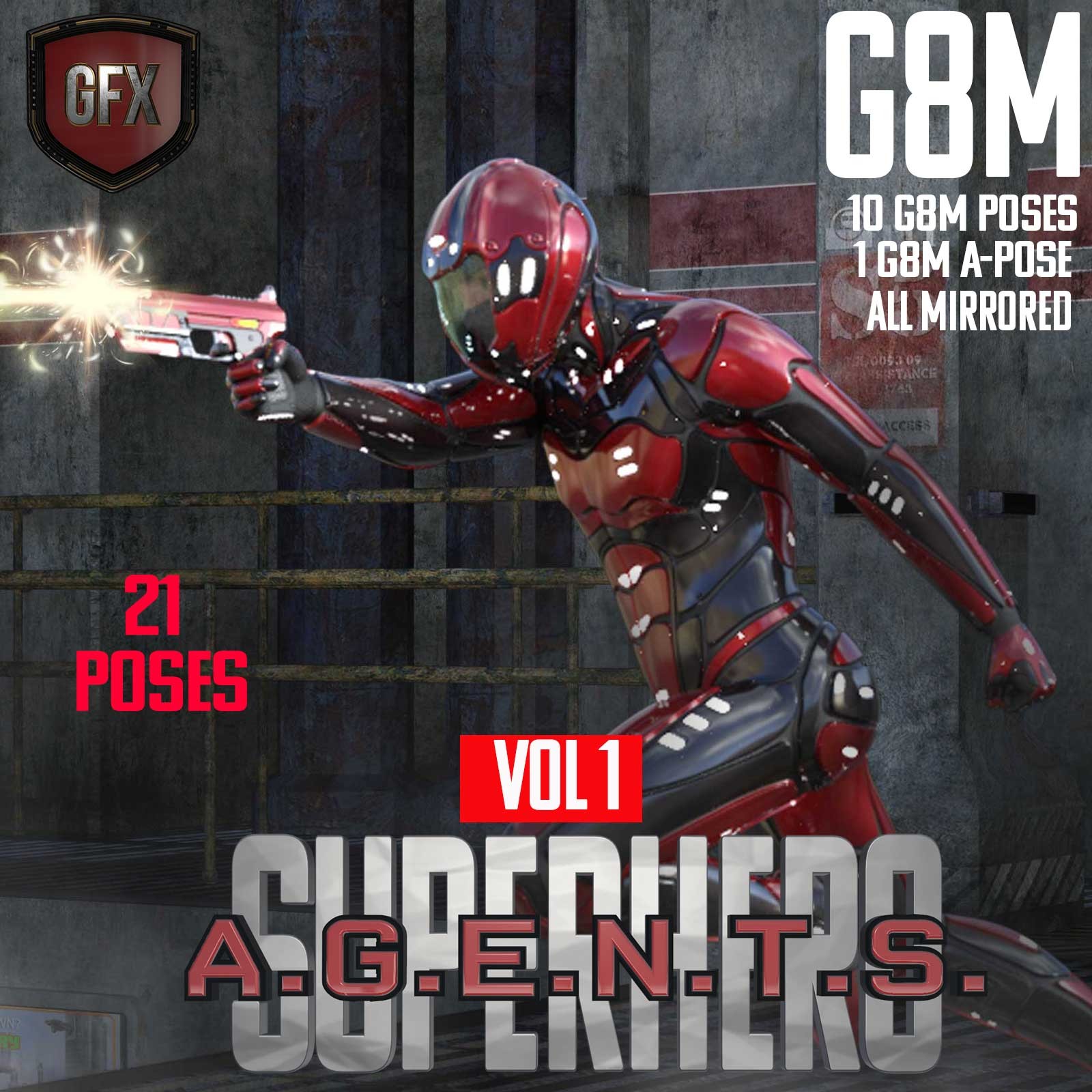 SuperHero Agents for G8M Volume 1 by N/A