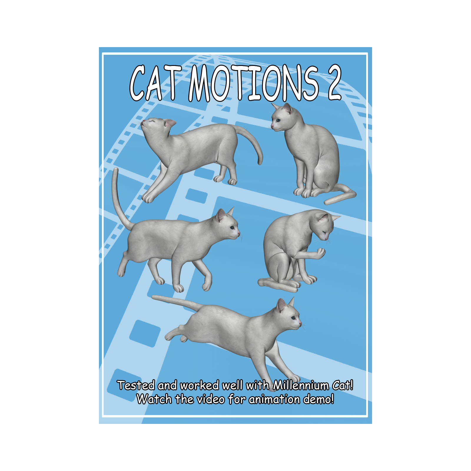 Animation for Daz3D House Cat by N/A