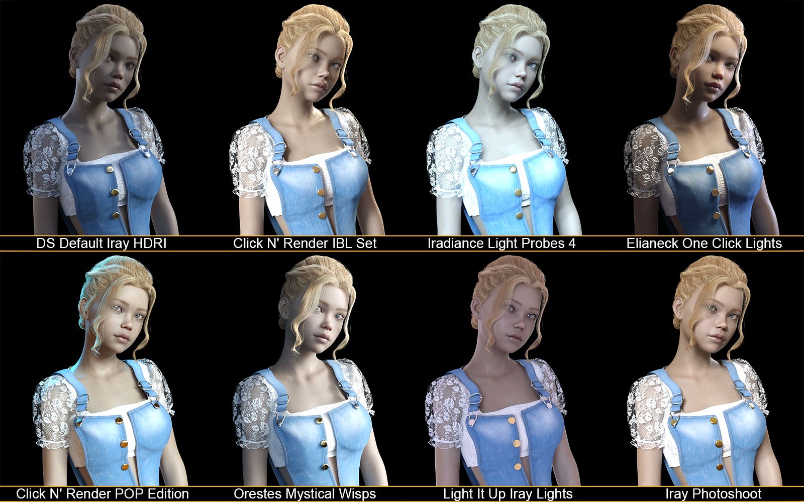 3DL Ronnie For Genesis 8 Females by N/A