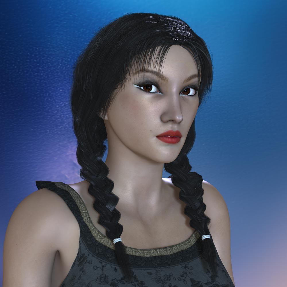 Prae-Leigh Hair For La Femme 2 Poser by N/A