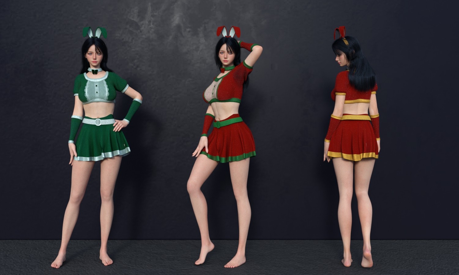 MG-Christmas Bunny G9 G8F dForce by N/A