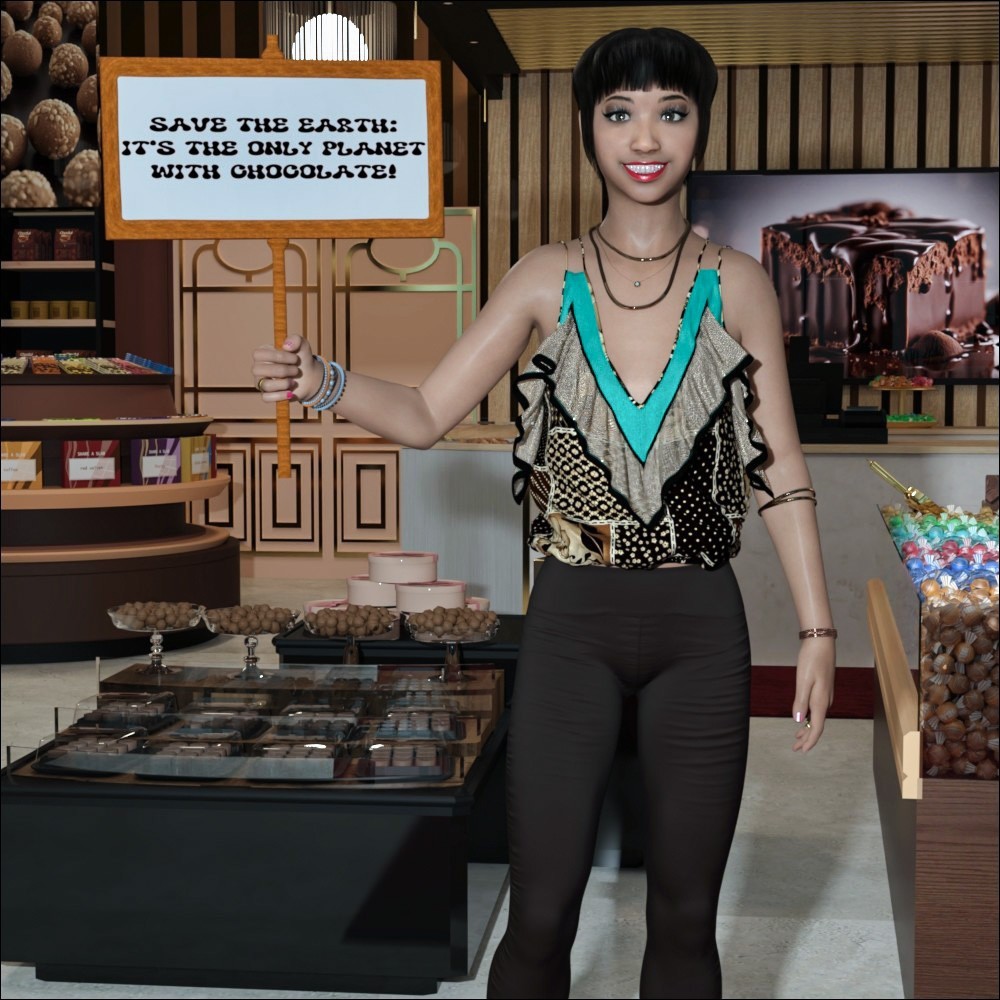Small Sign and Poses for Daz Studio by N/A