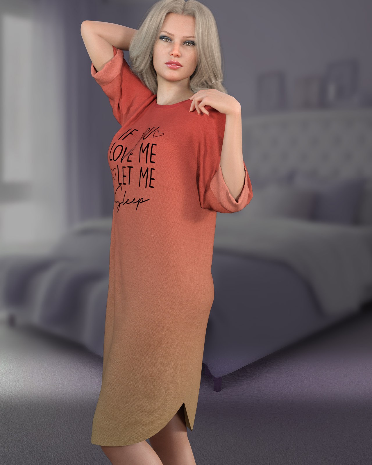 dforce - Comfy Sleepshirt - G8 G9 by N/A