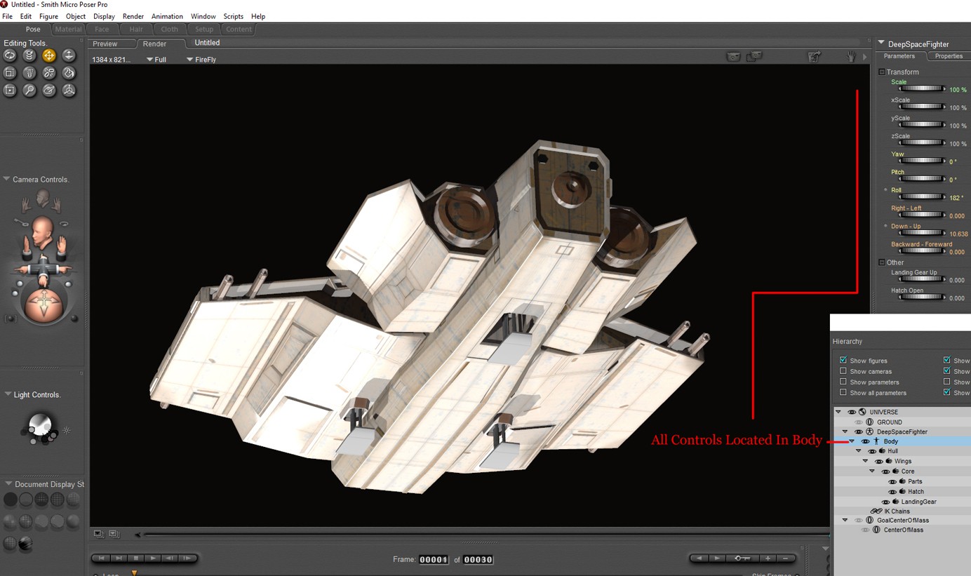 Deep Space Fighter by N/A