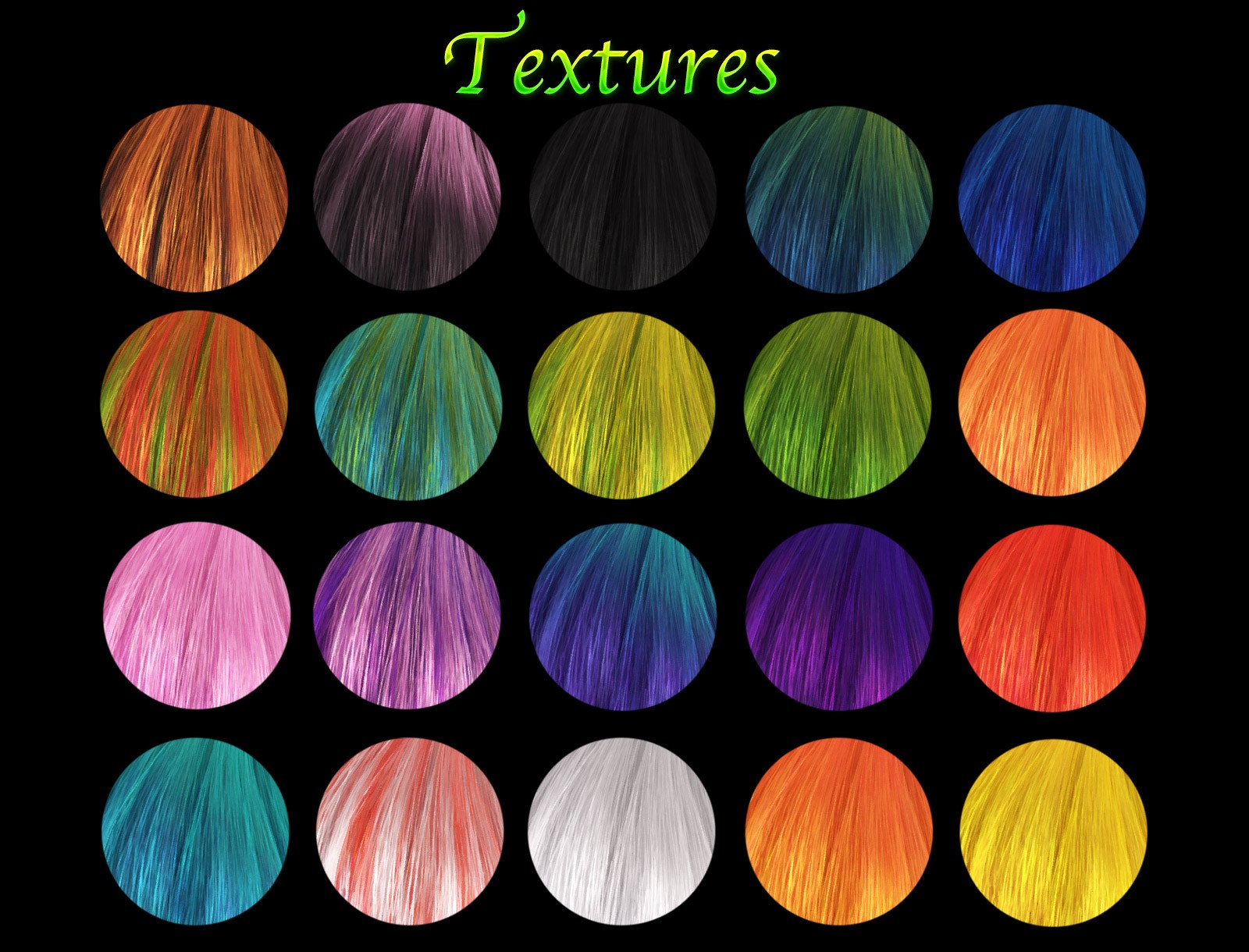 Prae-Elf Hair for G8 and G9 Daz by N/A