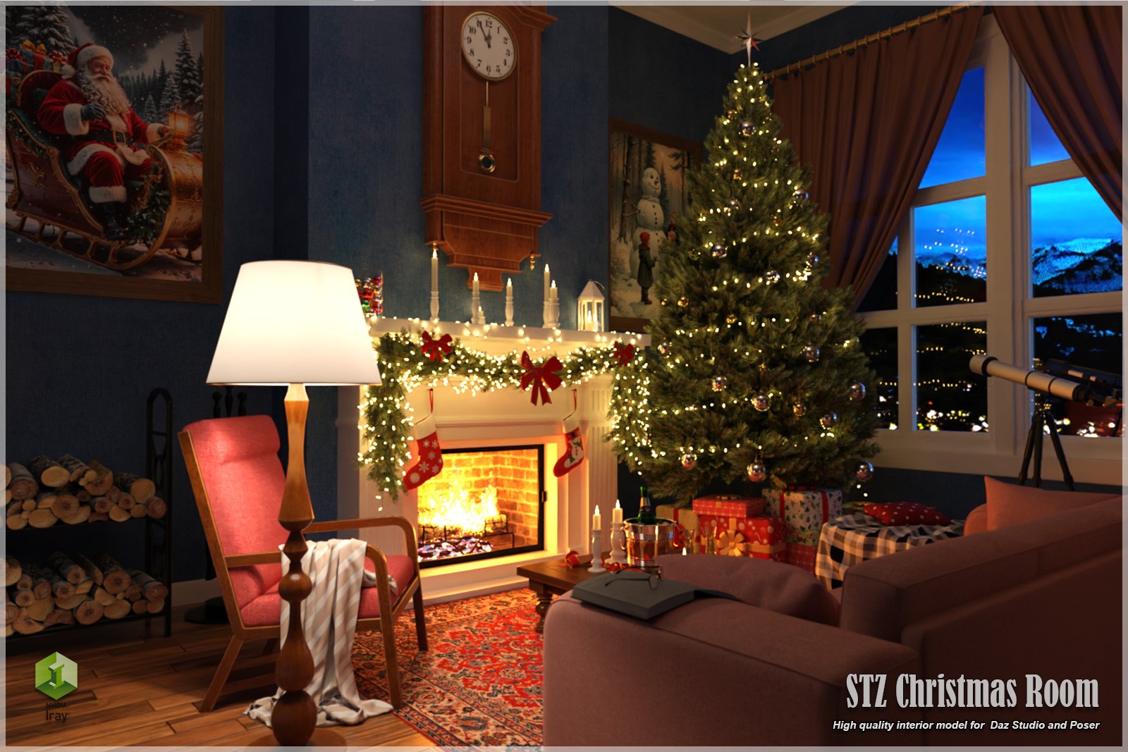 STZ Christmas Room by N/A