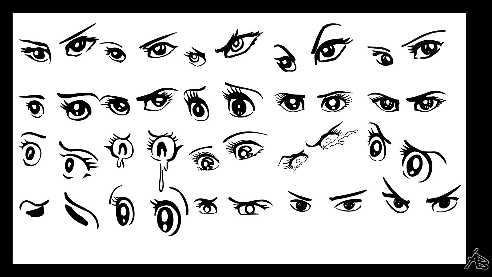 AB Manga Classic Female Eyes - Vol. 1 by N/A