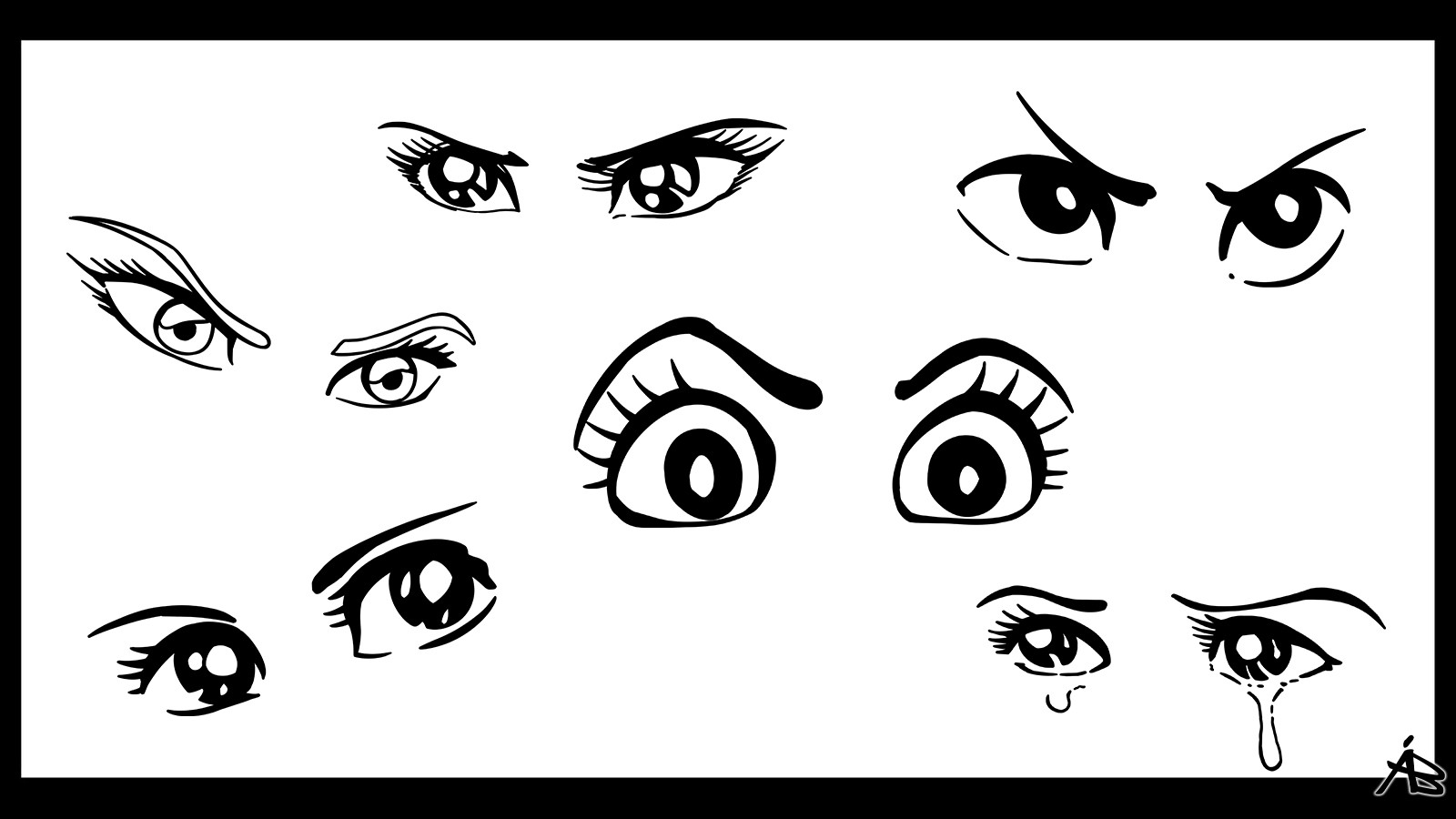 AB Manga Classic Female Eyes - Vol. 2 by N/A