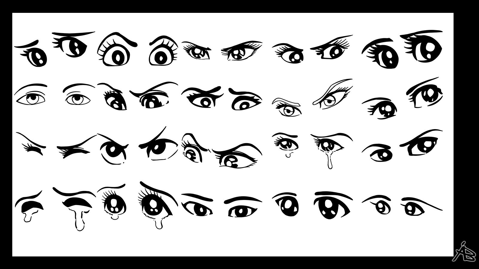 AB Manga Classic Female Eyes - Vol. 2 by N/A