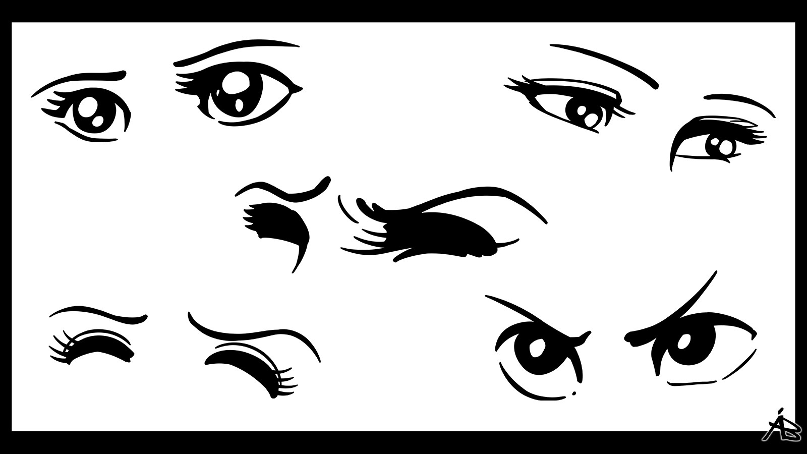 AB Manga Classic Female Eyes - Vol. 3 by N/A