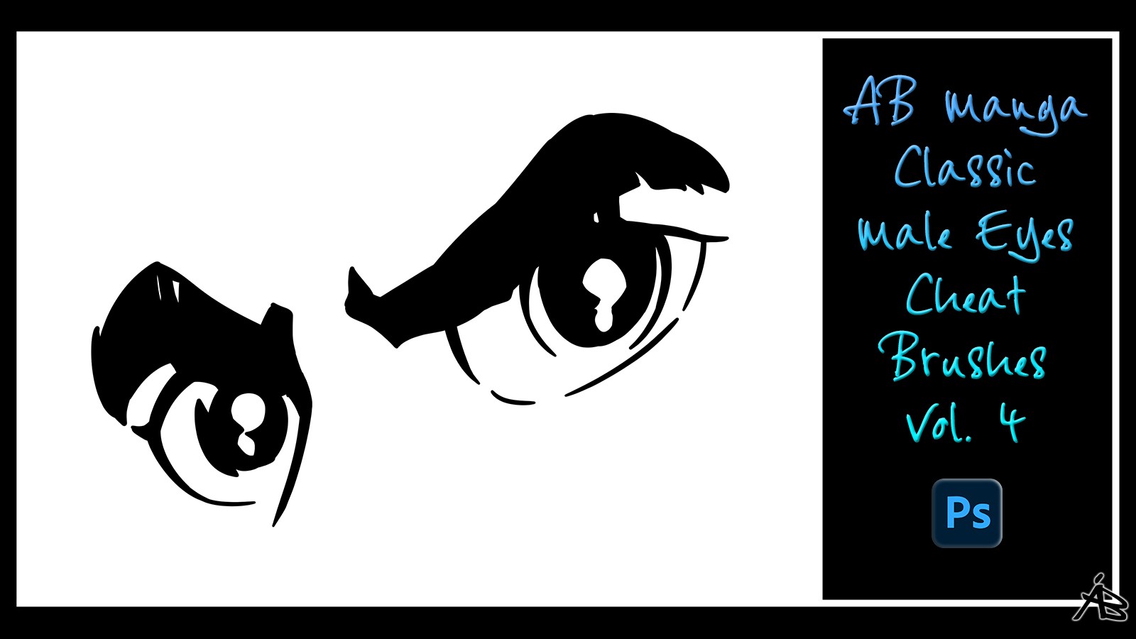 AB Manga Classic Male Eyes - Vol. 4 by N/A