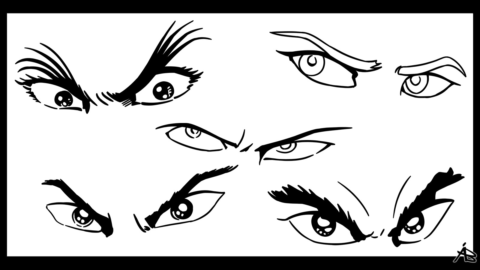 AB Manga Classic Male Eyes - Vol. 4 by N/A