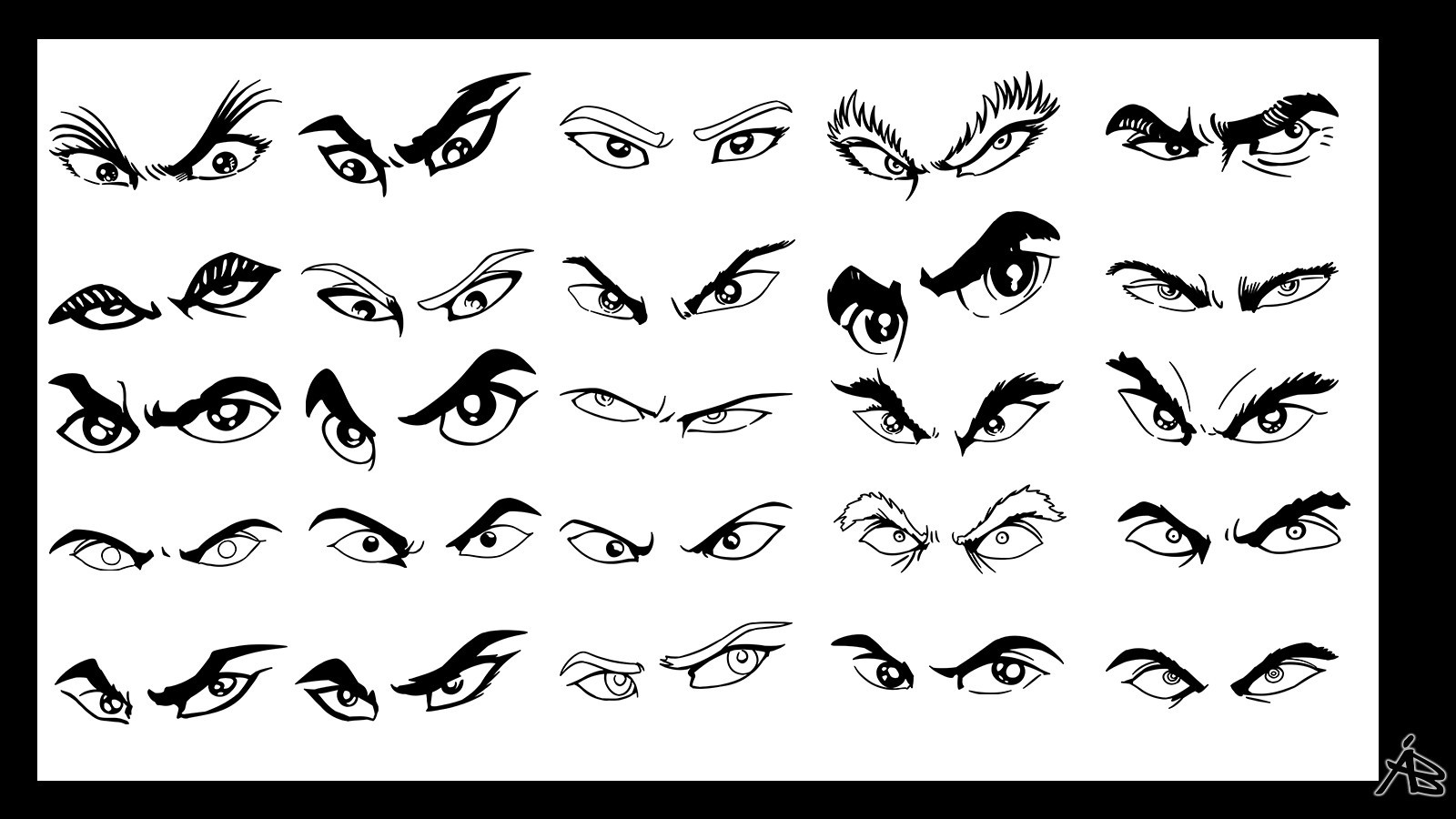 AB Manga Classic Male Eyes - Vol. 4 by N/A