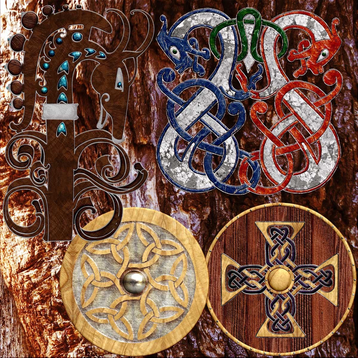 Harvest Moon's Viking Ornaments by N/A