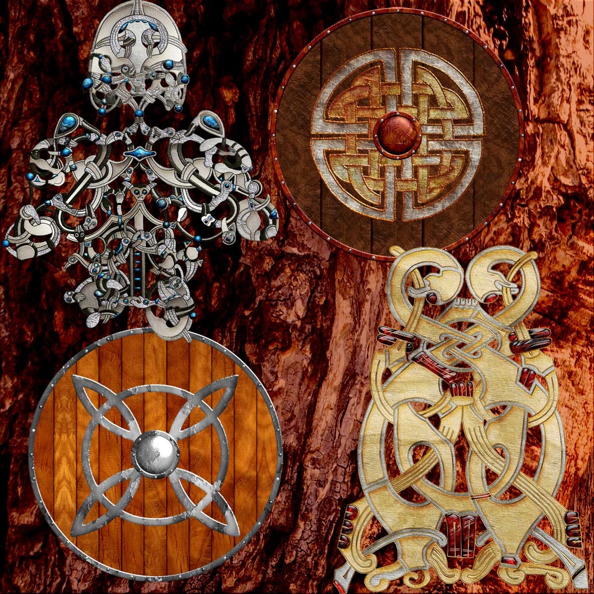 Harvest Moon's Viking Ornaments by N/A