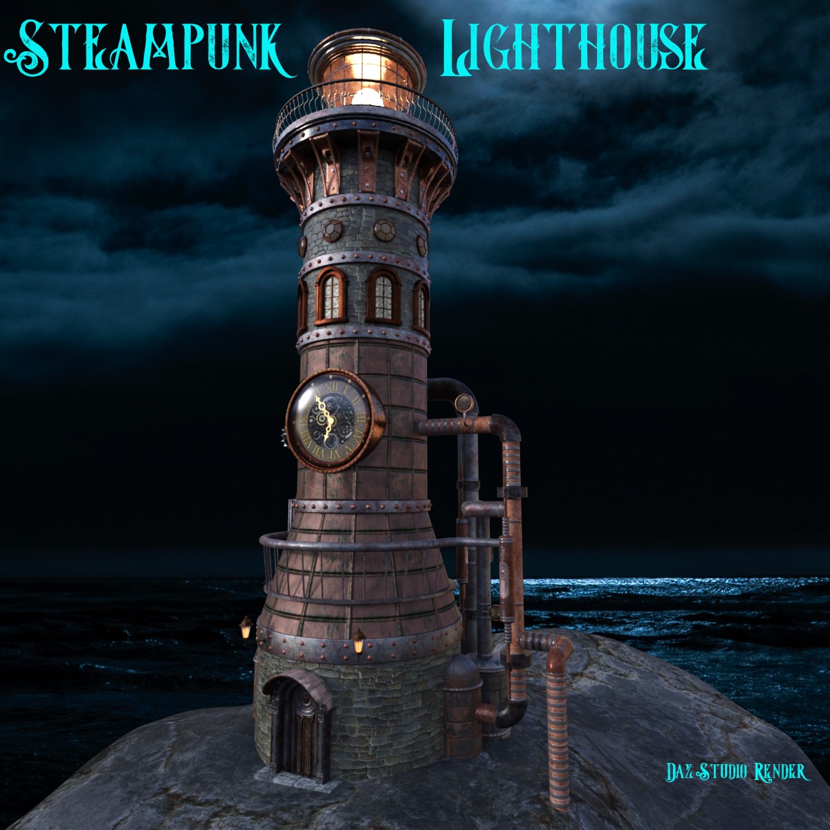 AJ Steampunk Lighthouse by N/A