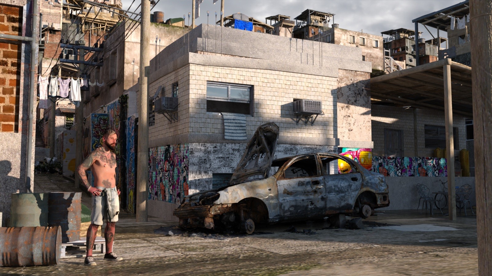 Urban Slums for DAZ by N/A