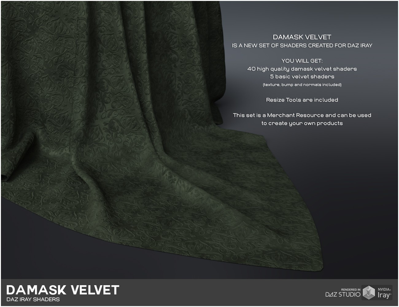 Daz Iray - Velvet Damask by N/A