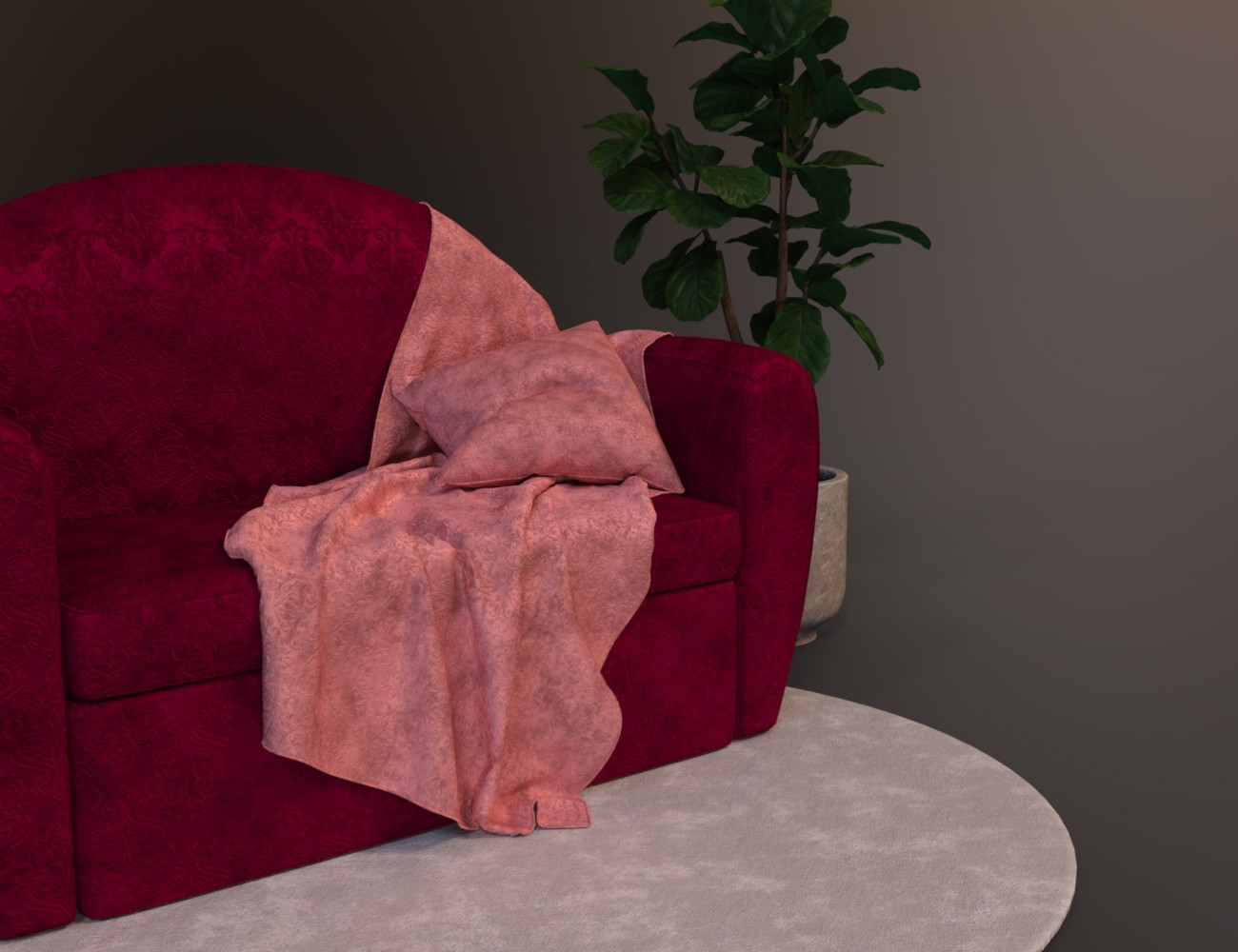 Daz Iray - Velvet Damask by N/A