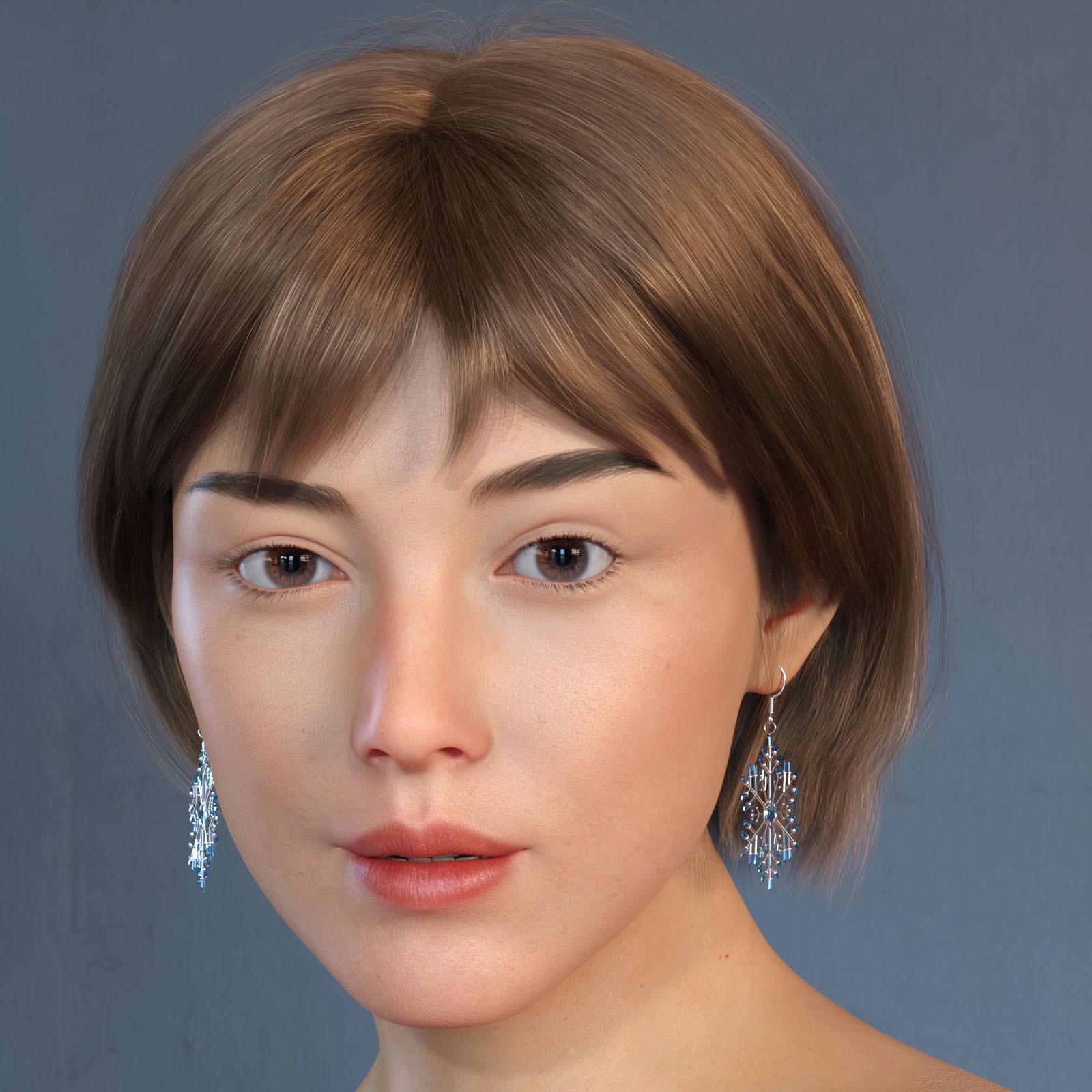 Crystal Jade Earrings for Genesis8 and Genesis9 by N/A
