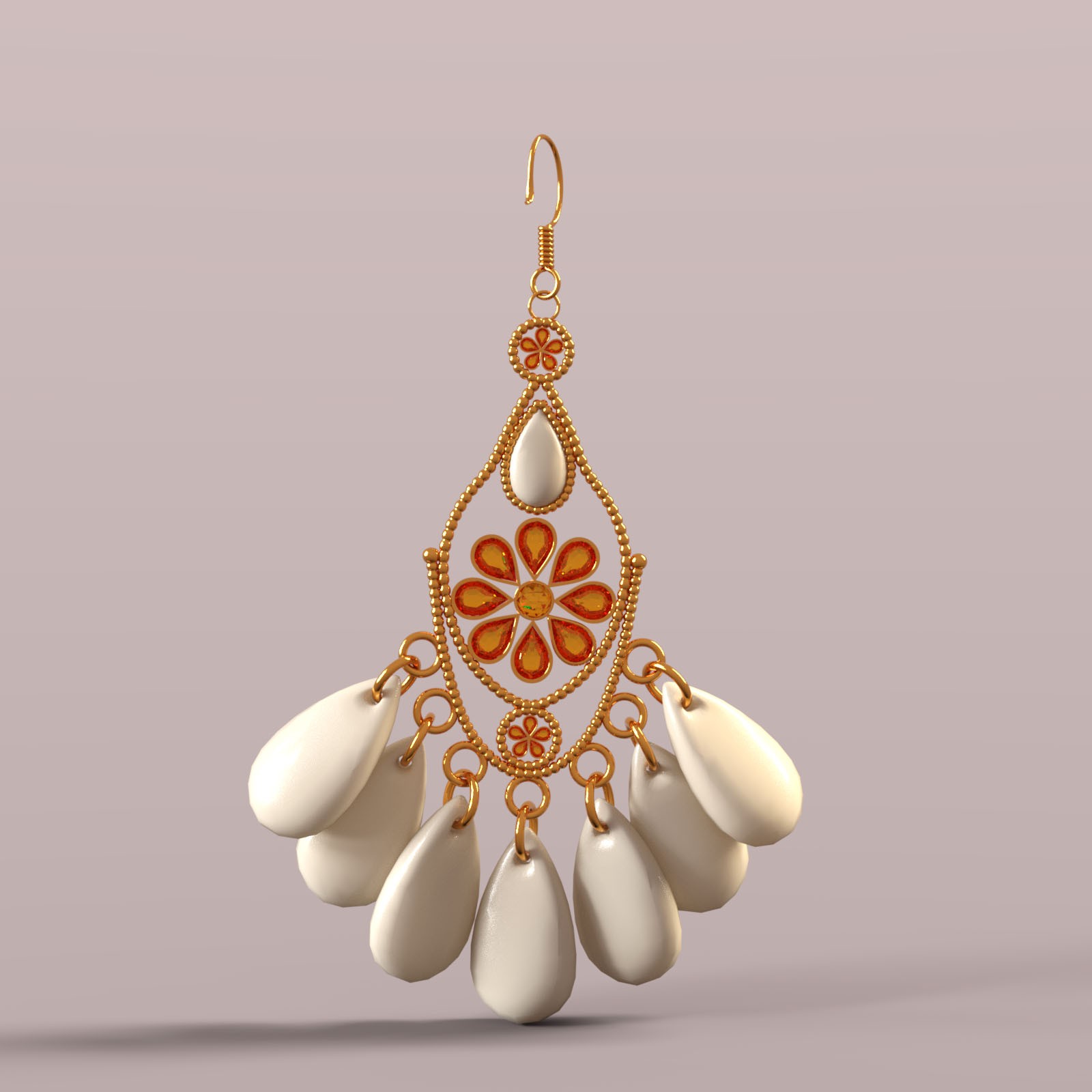 Crystal Jade Earrings for Genesis8 and Genesis9 by N/A