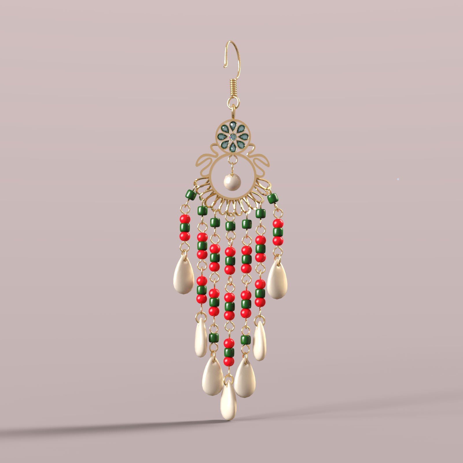 Crystal Jade Earrings for Genesis8 and Genesis9 by N/A