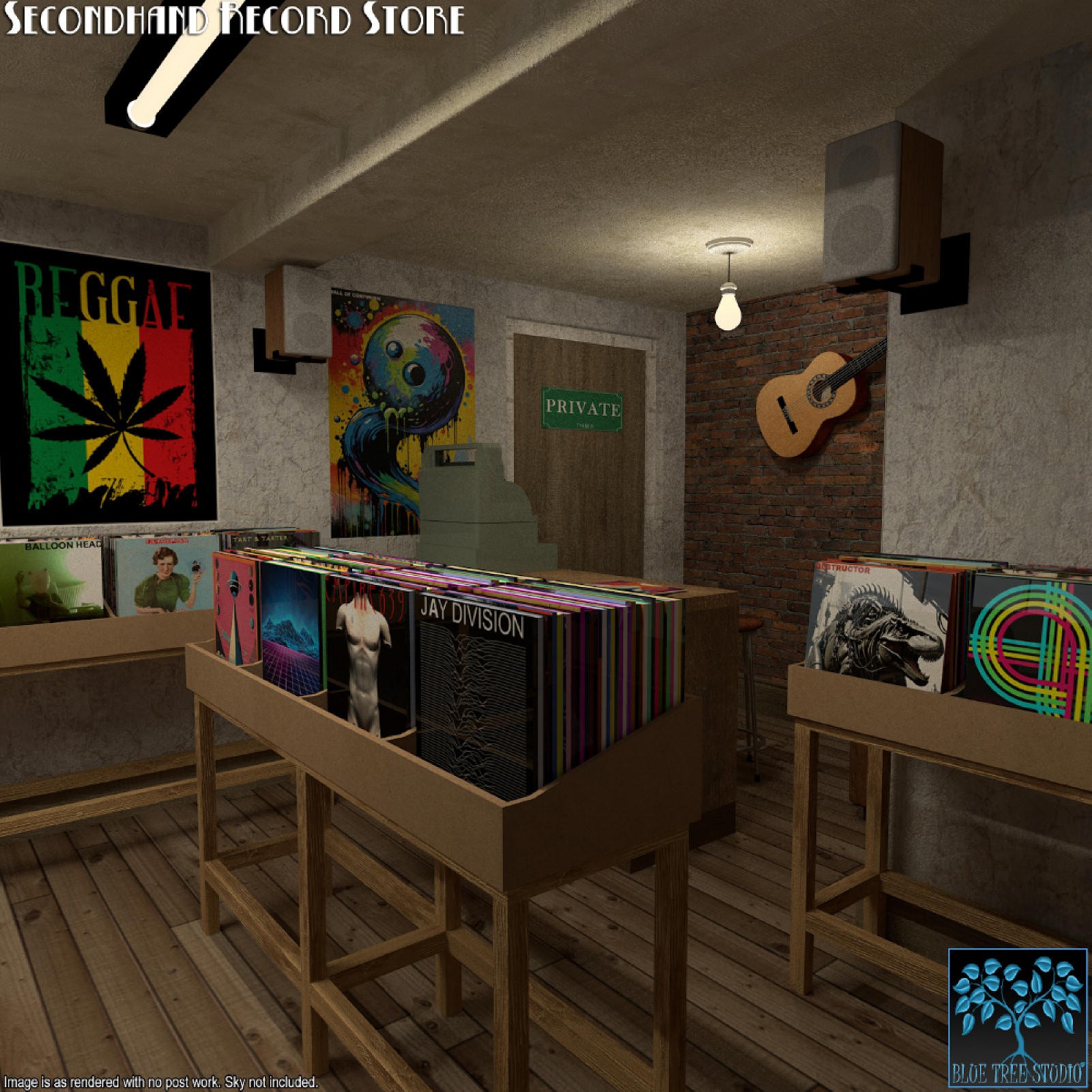 Secondhand Record Store for Poser by N/A