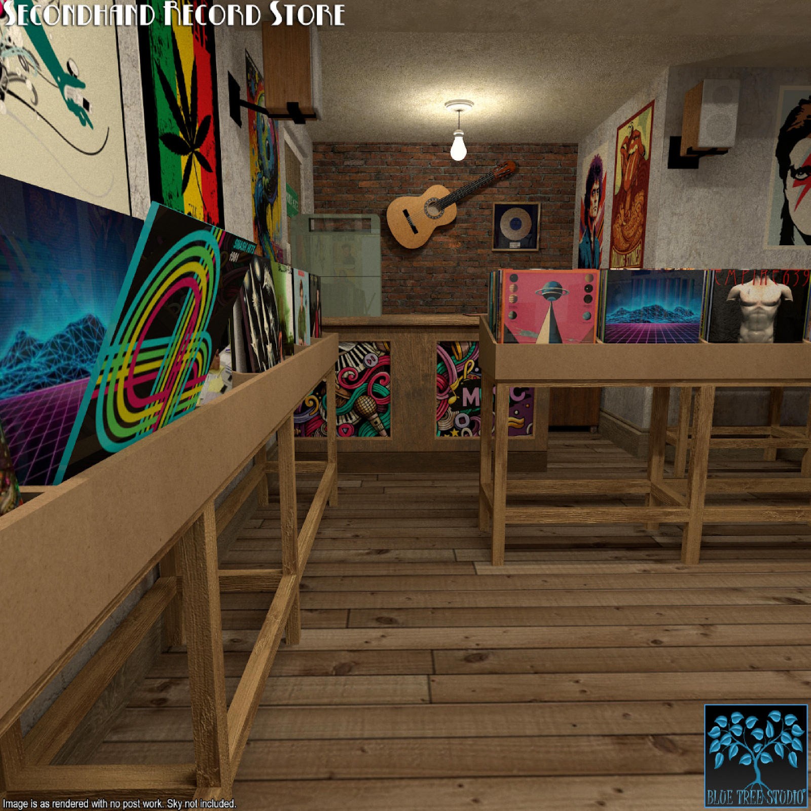 Secondhand Record Store for Poser by N/A