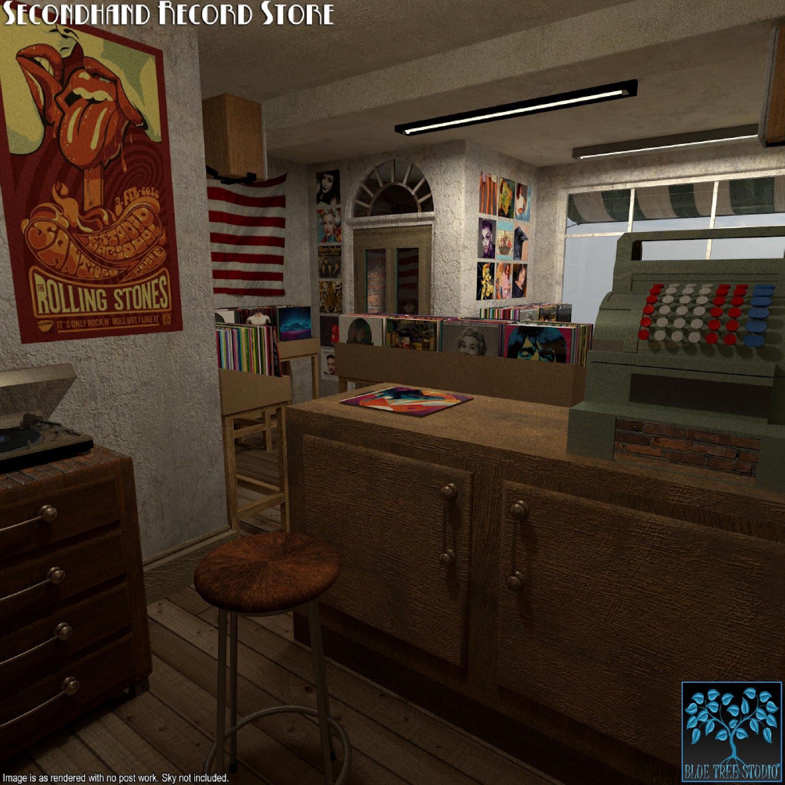 Secondhand Record Store for Poser by N/A