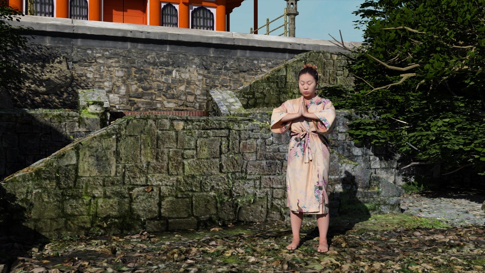 Ancient Pagoda for DAZ by N/A