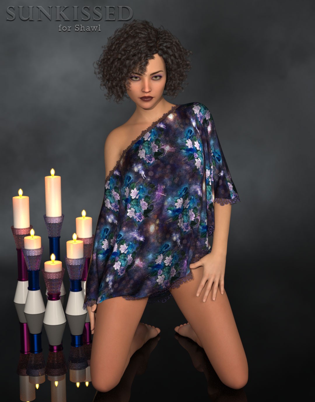 Sunkissed for Sheer Chiffon Shawl by N/A