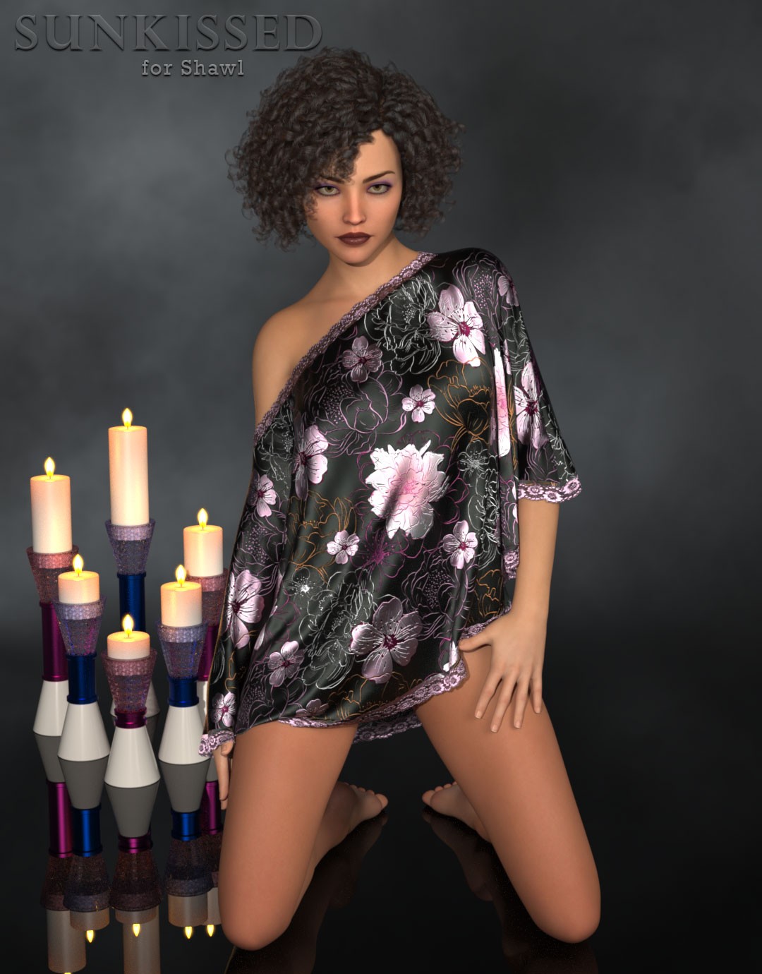 Sunkissed for Sheer Chiffon Shawl by N/A