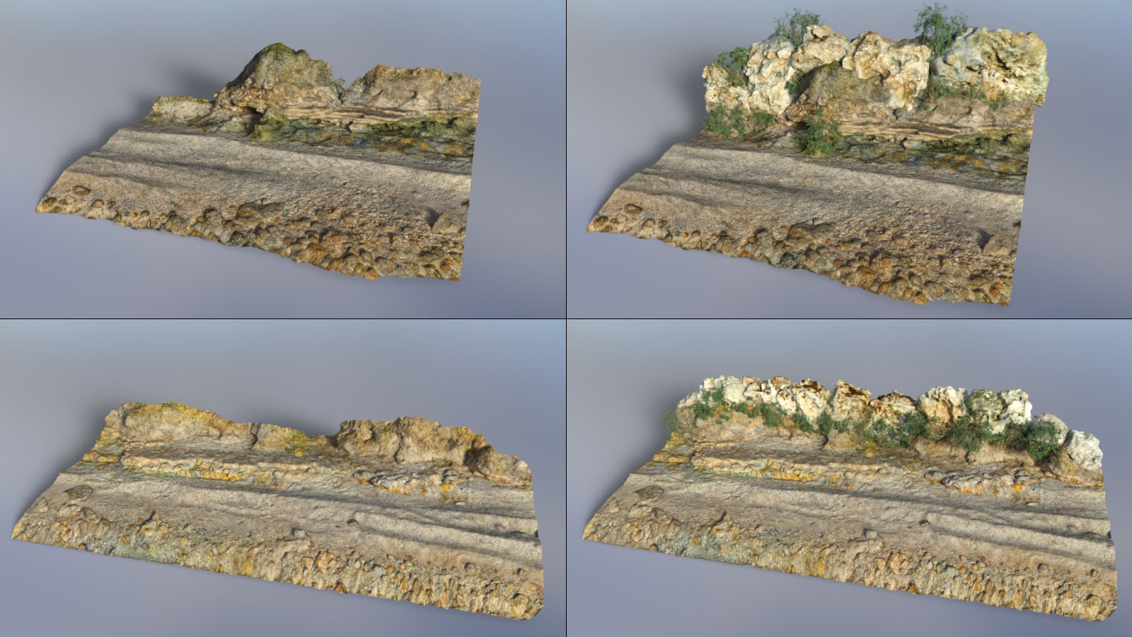 3D Scenery: Rocky Beach by N/A