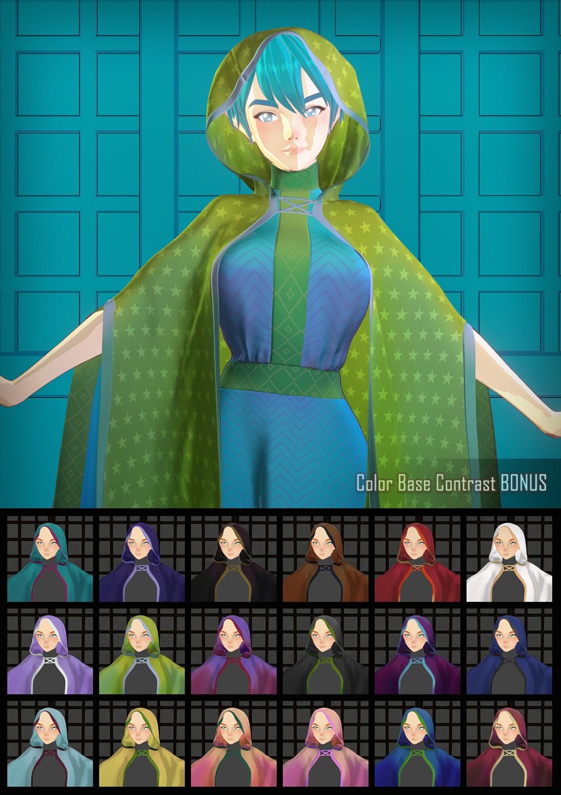 G9 Toon Expansion for FRQ dforce: Agile Cloak by N/A