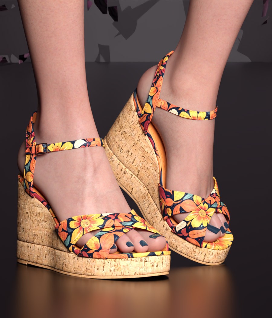 Csr - Wedge Sandals For G8F by N/A